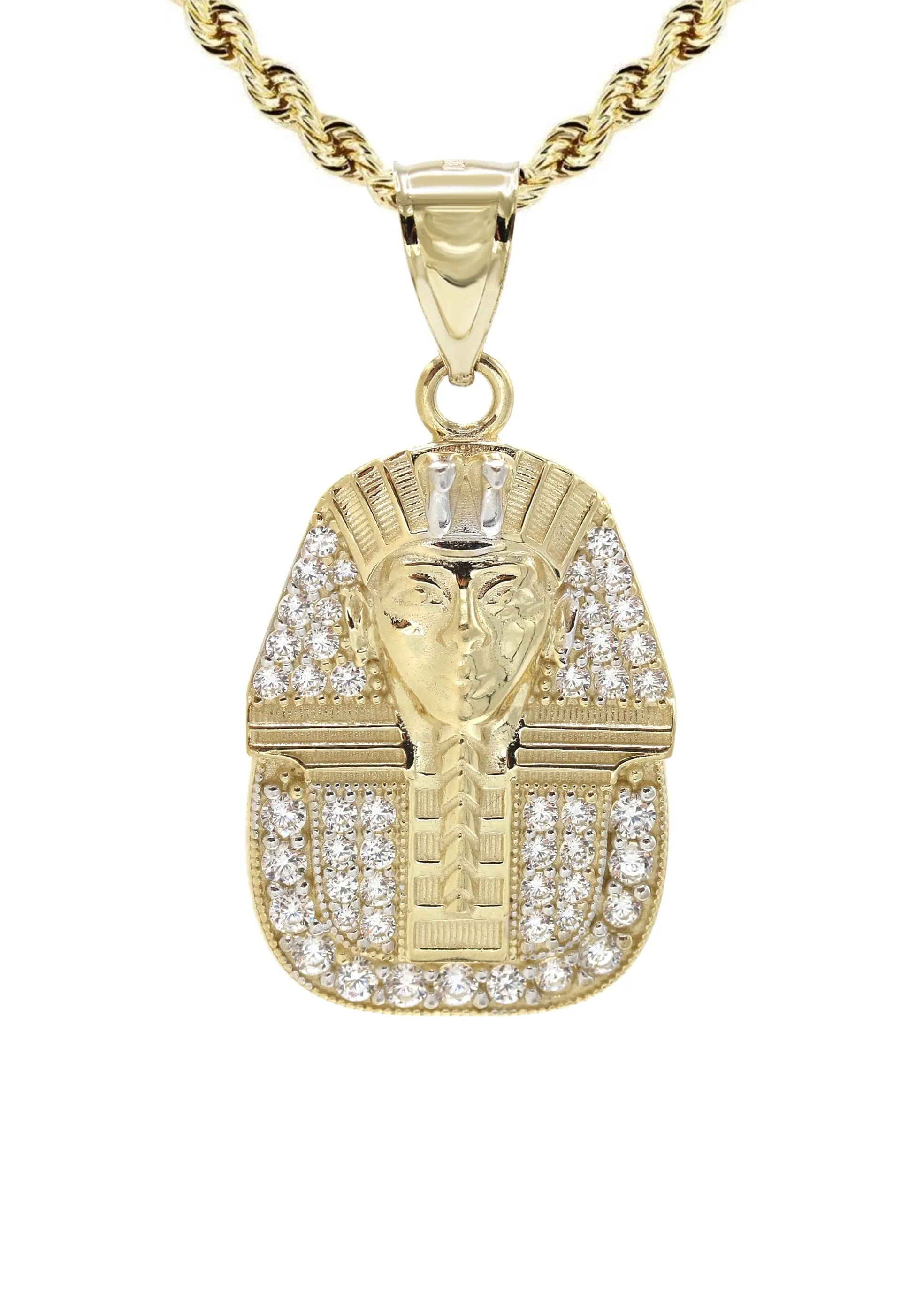 10K Yellow Gold Pharaoh Necklace | Appx. 15.6 Grams