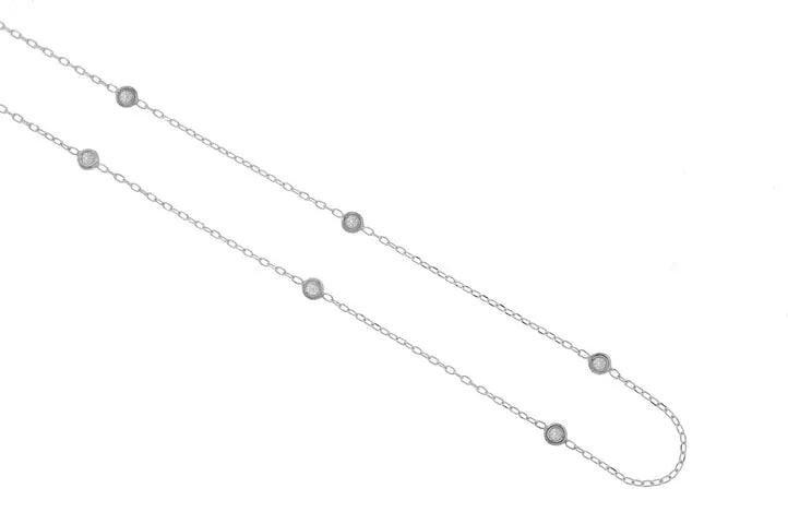 14K Diamonds by the Yard Necklace  SKU: 55492