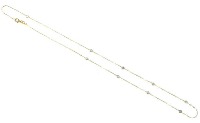 14K Diamonds by the Yard Necklace  SKU: 55492