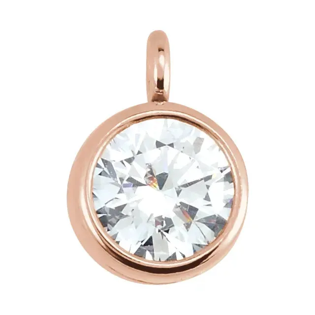 14K Gold 1/6 CTW 3.5 mm Natural Diamond Solitaire Pendant