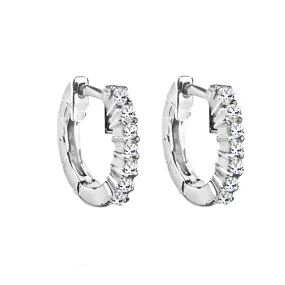 14KW 14DIA(F/C) 0.23CT  Hugghie earring  (121HP1850AD)