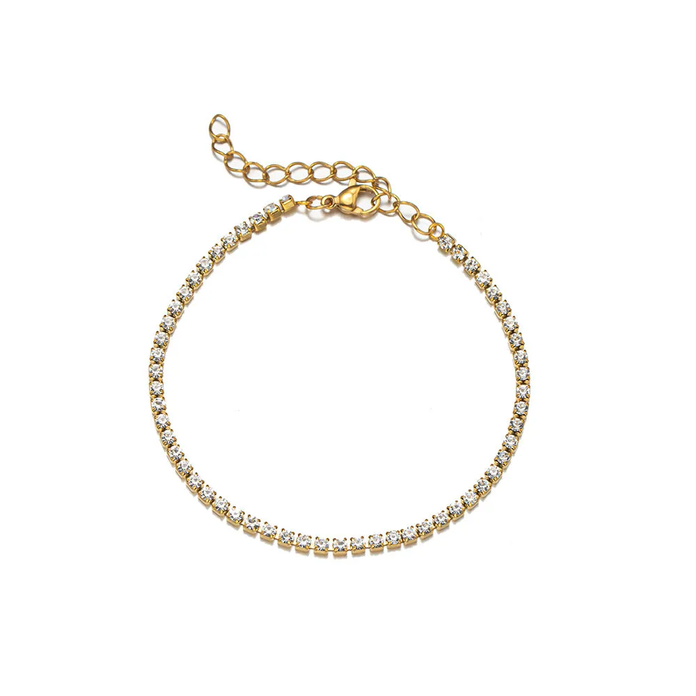 18K Gold Plated Stainless Steel Chain Bracelet