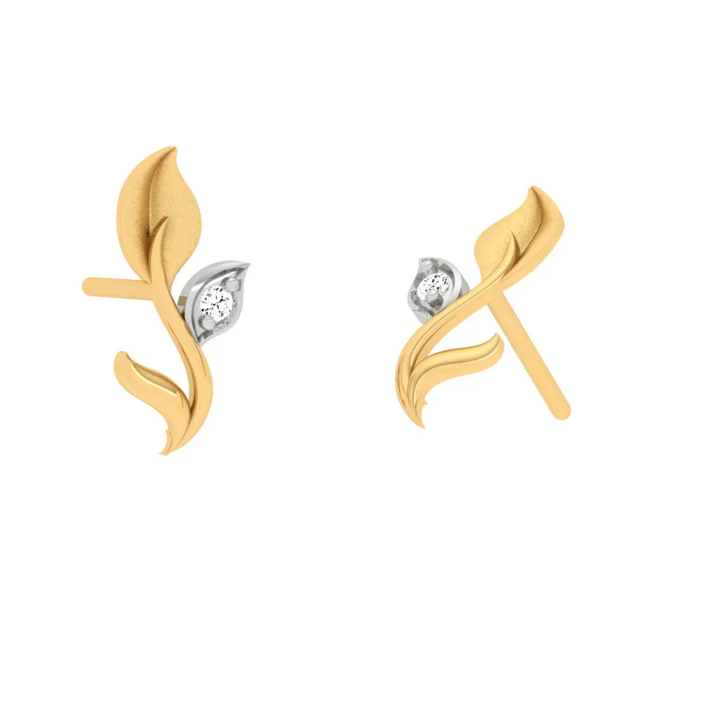 18KT Gold And Diamond Earrings That You Looked For So Long