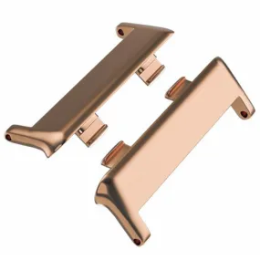 1Pair Oppo Watch 2 (42mm) stainless steel watch strap adapter - Rose Gold