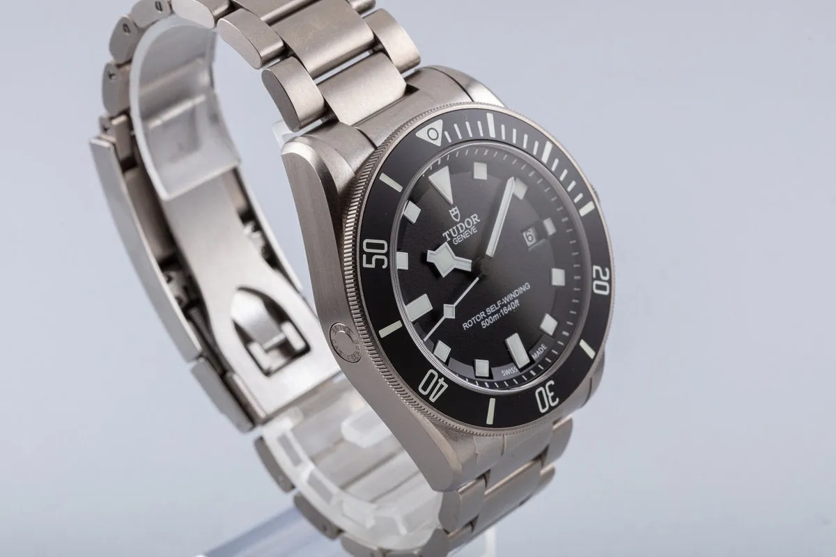 2015 Tudor Pelagos 25500TN Black Dial with Box & Card