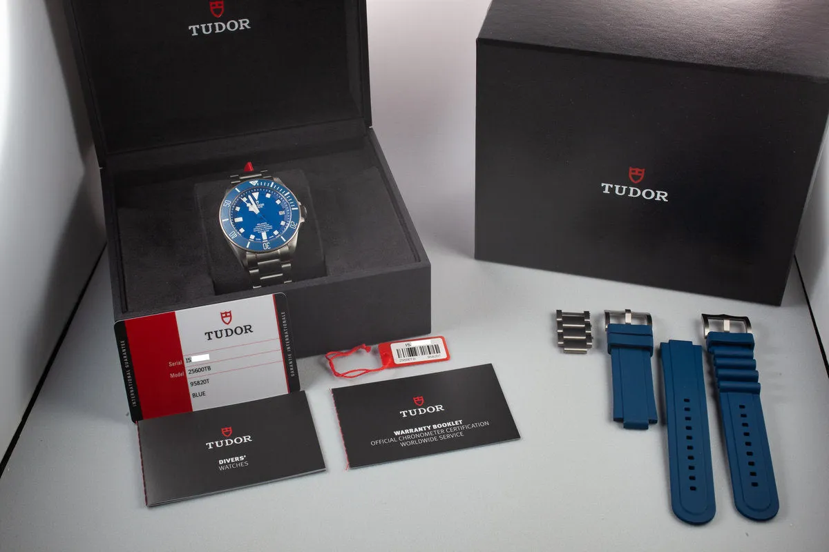 2018 Tudor Pelagos 25600TB Blue Dial with Box and Papers