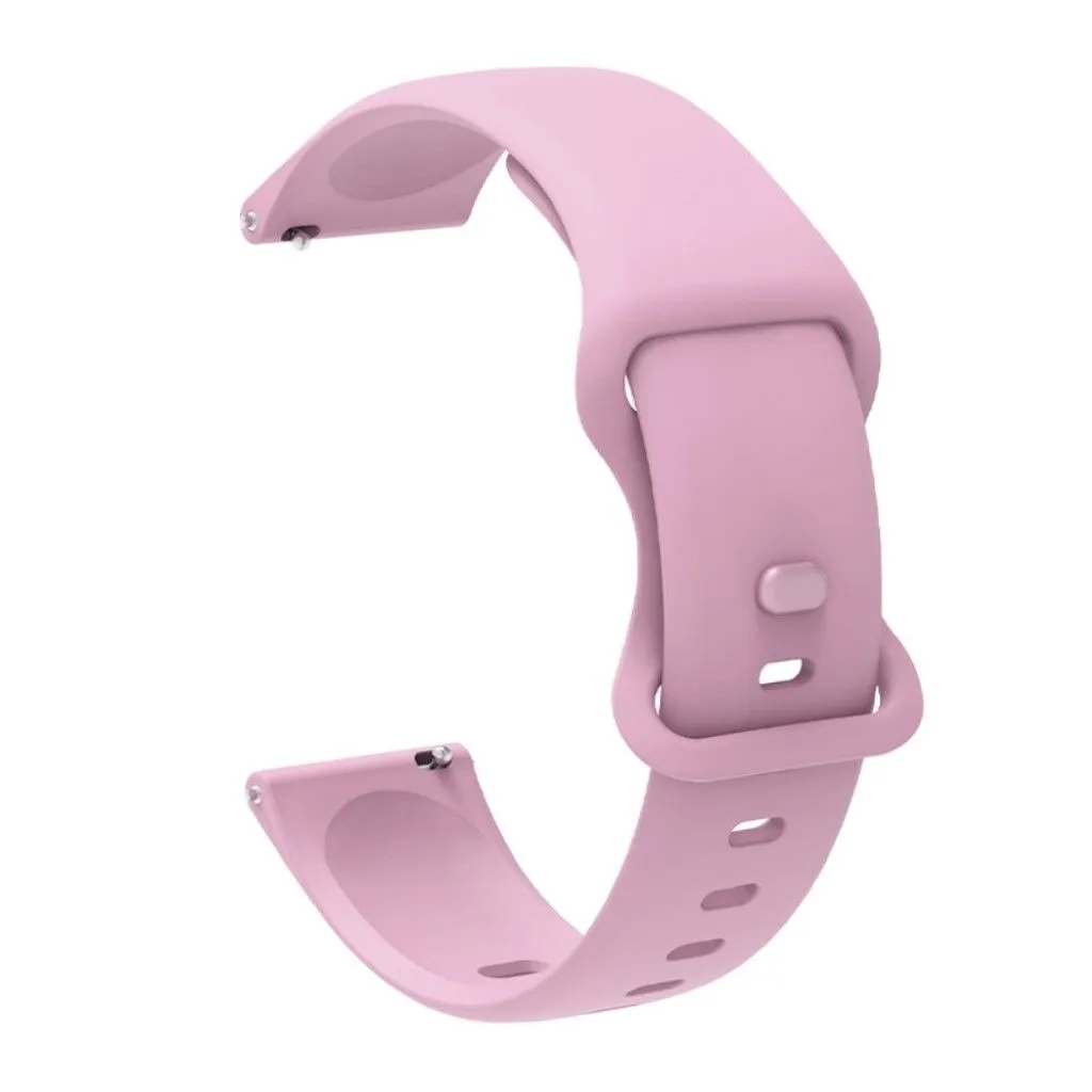 22mm Universal comfortable silicone watch strap - Light Purple