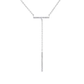 Adiel Bar Drop Lariat Necklace