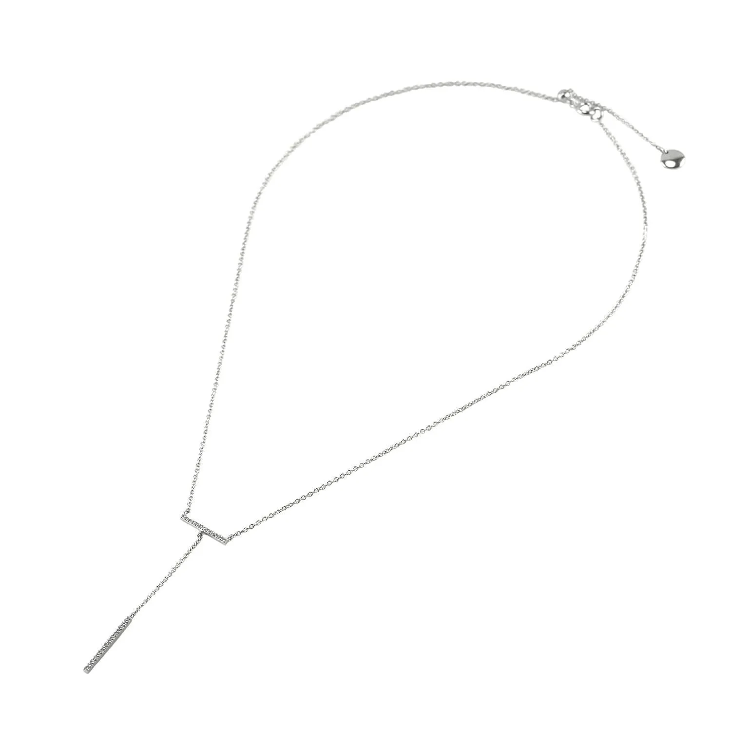 Adiel Bar Drop Lariat Necklace