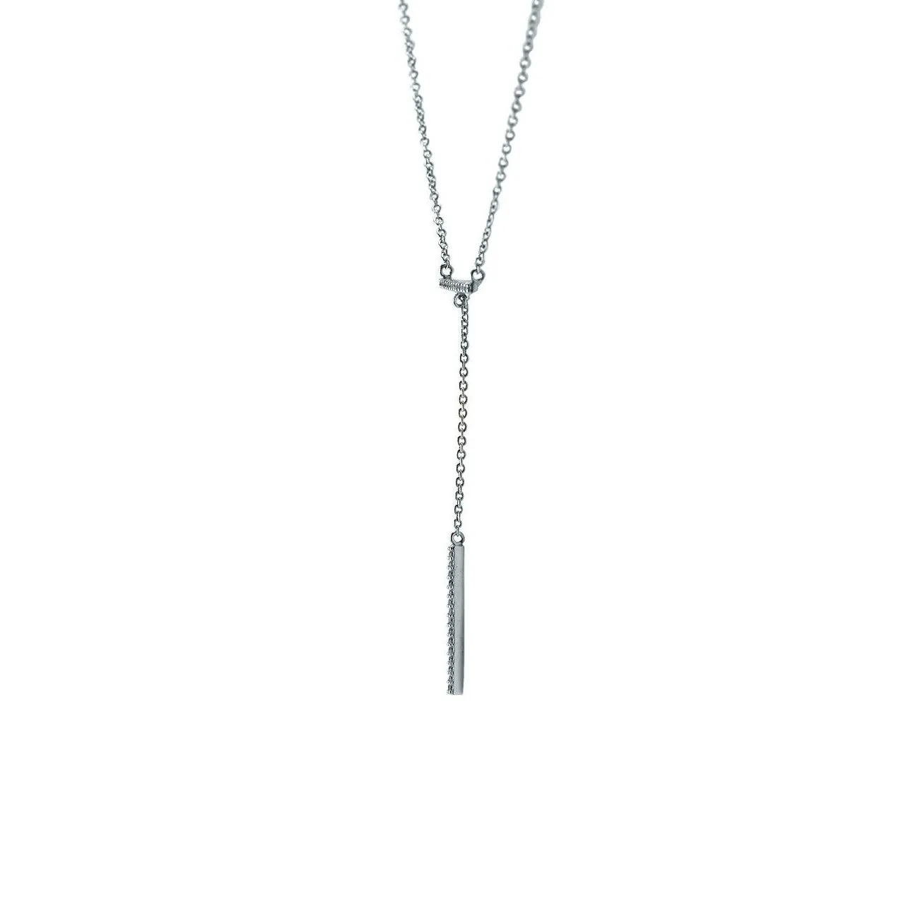 Adiel Bar Drop Lariat Necklace