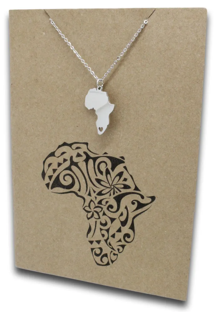 Africa Pendant & Chain - Card 121