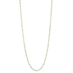 Akoya Cultured Pearl Necklace in 18K Yellow Gold 32-Inch