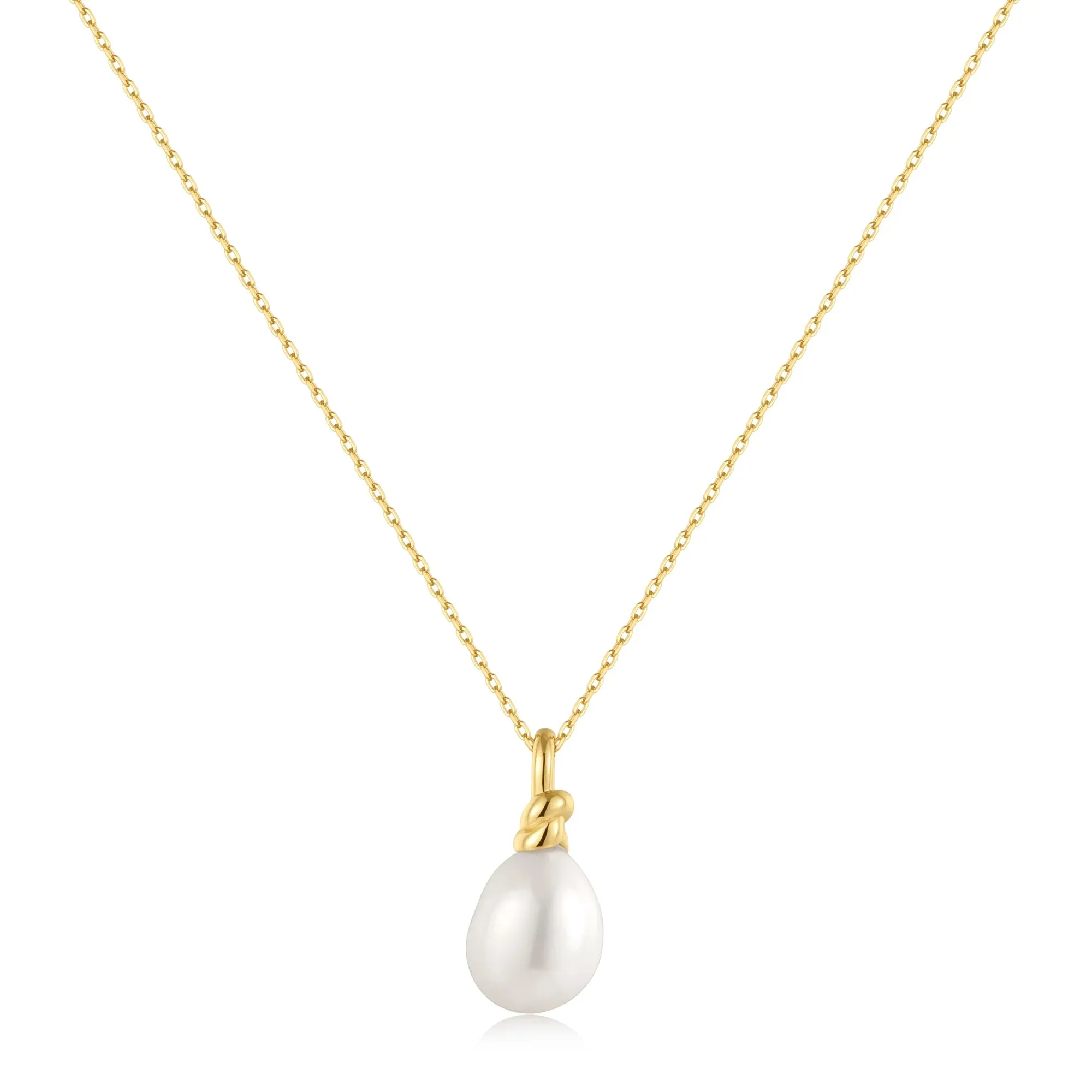 Ania Haie Gold Freshwater Pearl Pendant Necklace