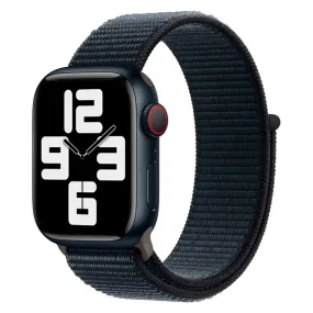 Apple Watch (38/40/SE/41/42mm) Lippa Nylon Rem - Mørkeblå