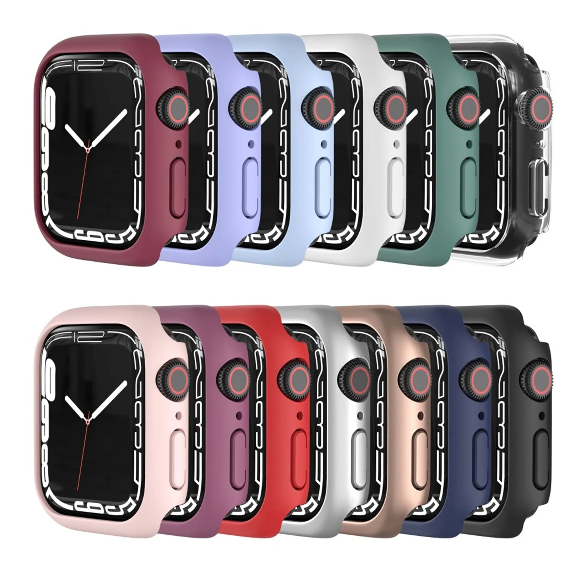 Apple Watch (41mm) elegant frame cover - Red