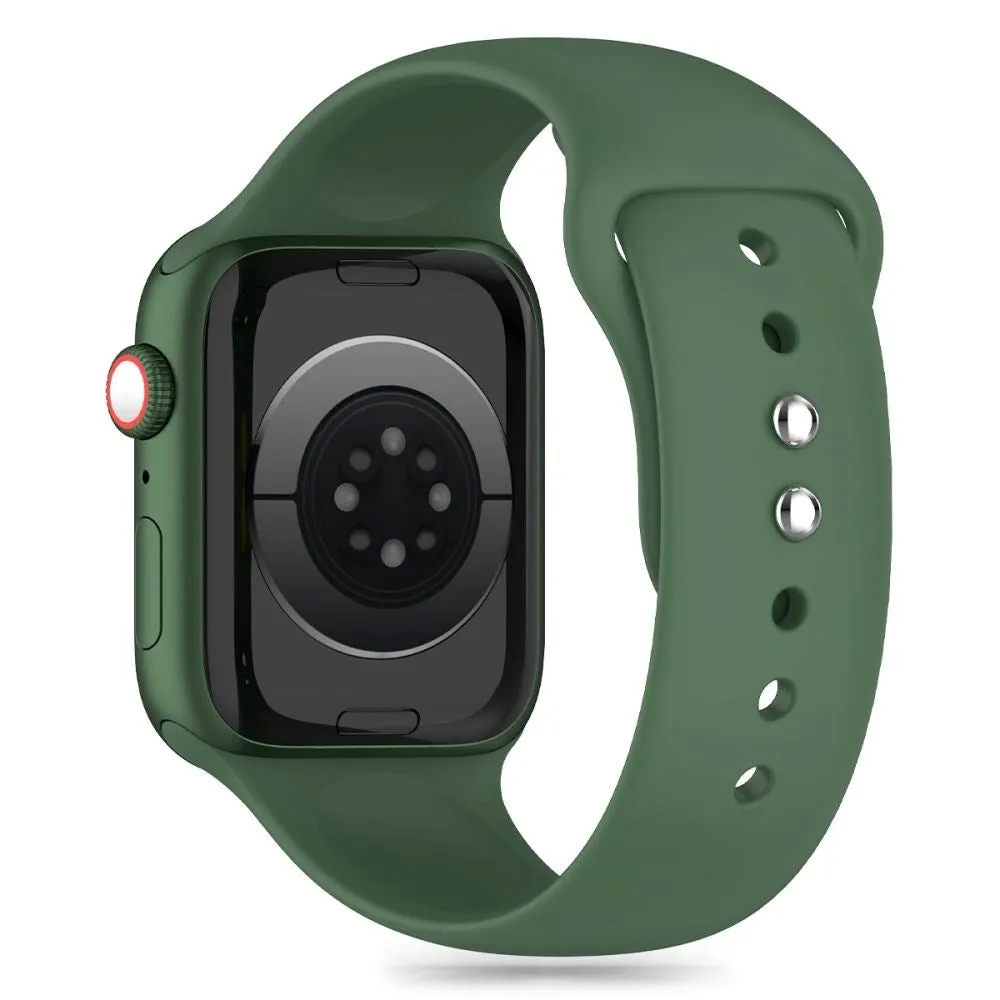 Apple Watch (42/44/SE/45/46/49mm) Tech-Protect Silikone Urrem - Olive