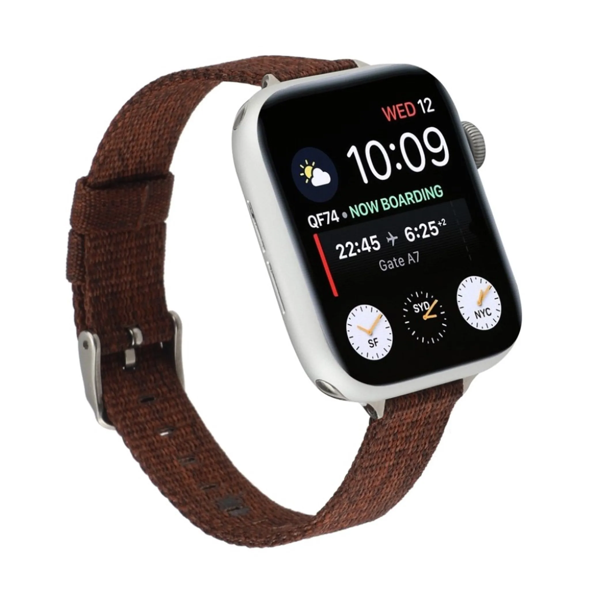 Apple Watch Series 6 / 5 44mm nylon watch band - Coffee