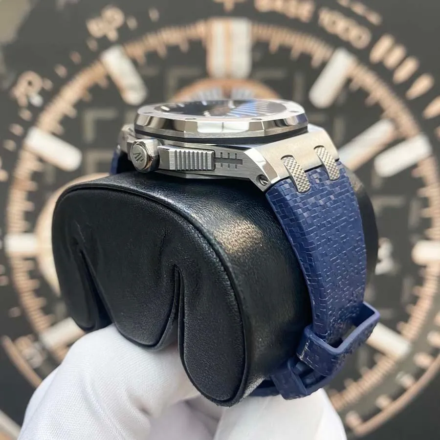 Audemars Piguet Royal Oak Offshore Selfwinding Music Edition 37mm 77600TI.OO.A343CA.01 Blue Dial Pre-Owned