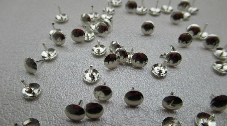 Bead Cap Pin 2.5 3 4 mm 925 Sterling Silver Findings for Handmade Pure Fine Jewelry Making Wholesale Bulk