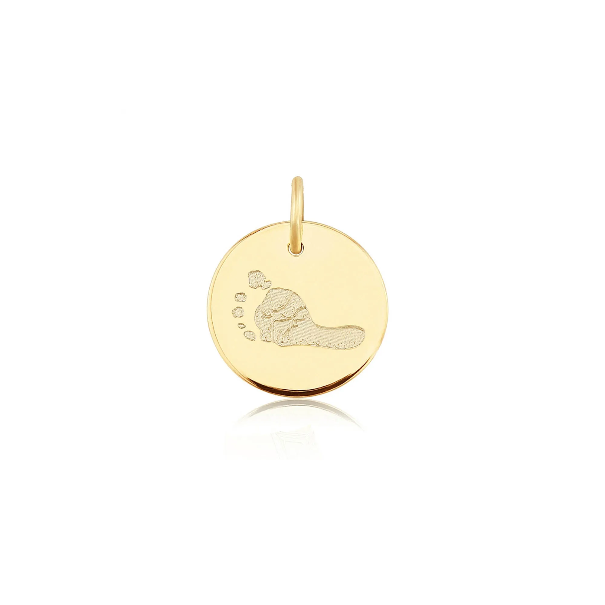 Bellevue 9ct Gold Footprint Pendant