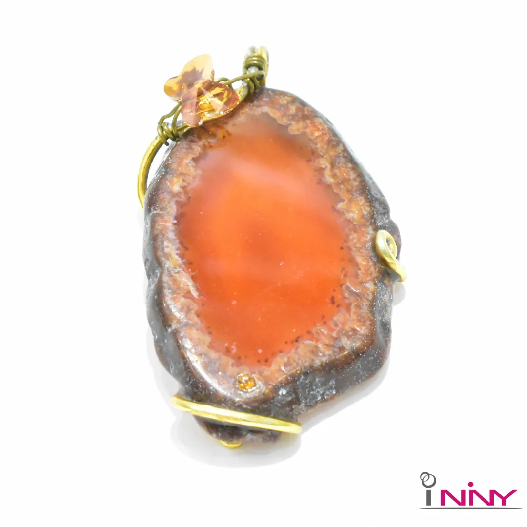 Best Steak Piece of Agate Pendant