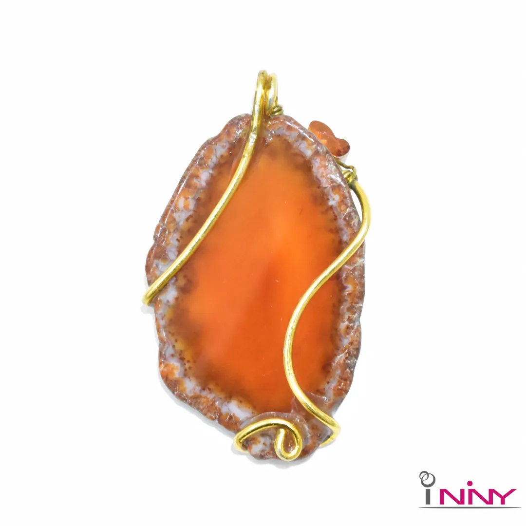 Best Steak Piece of Agate Pendant