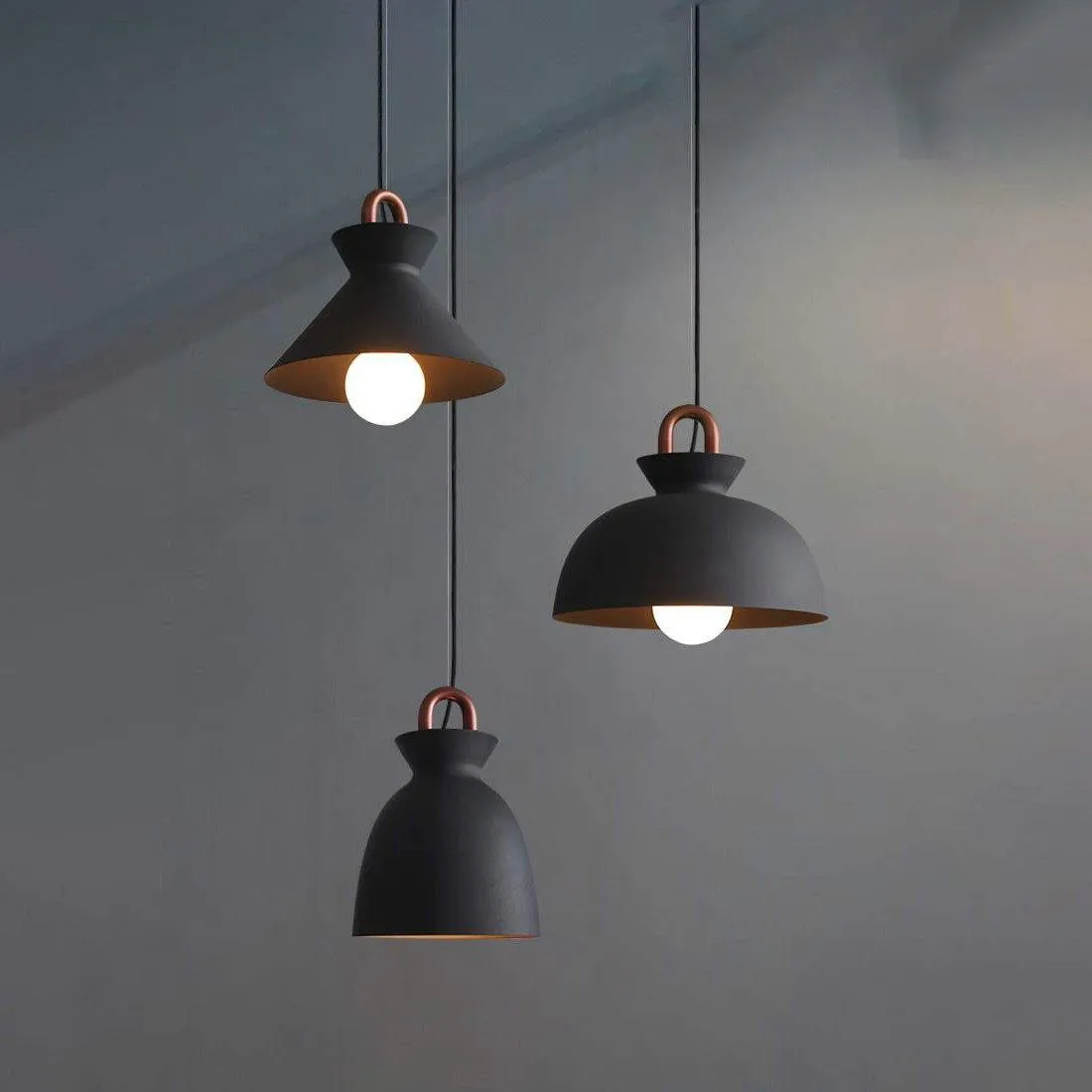 Black Modern Minimalist Pendant Light