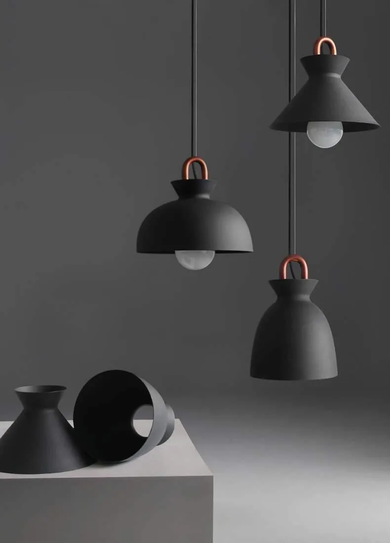 Black Modern Minimalist Pendant Light