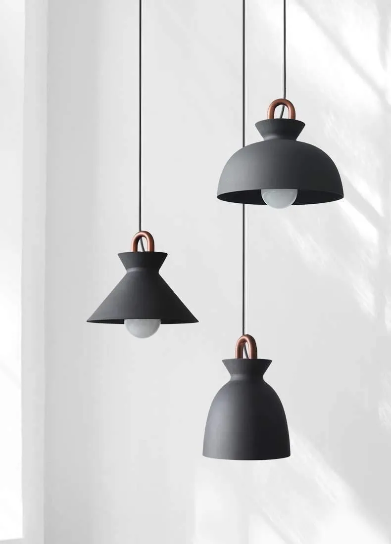 Black Modern Minimalist Pendant Light