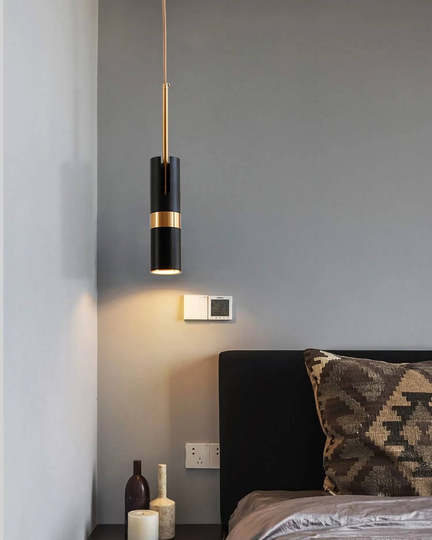 Black Track Pendant Lamp