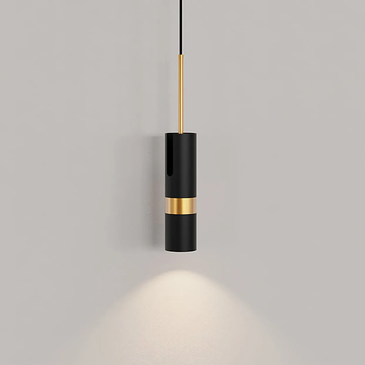 Black Track Pendant Lamp