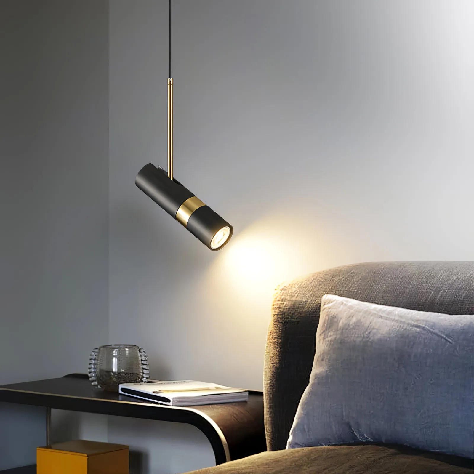 Black Track Pendant Lamp