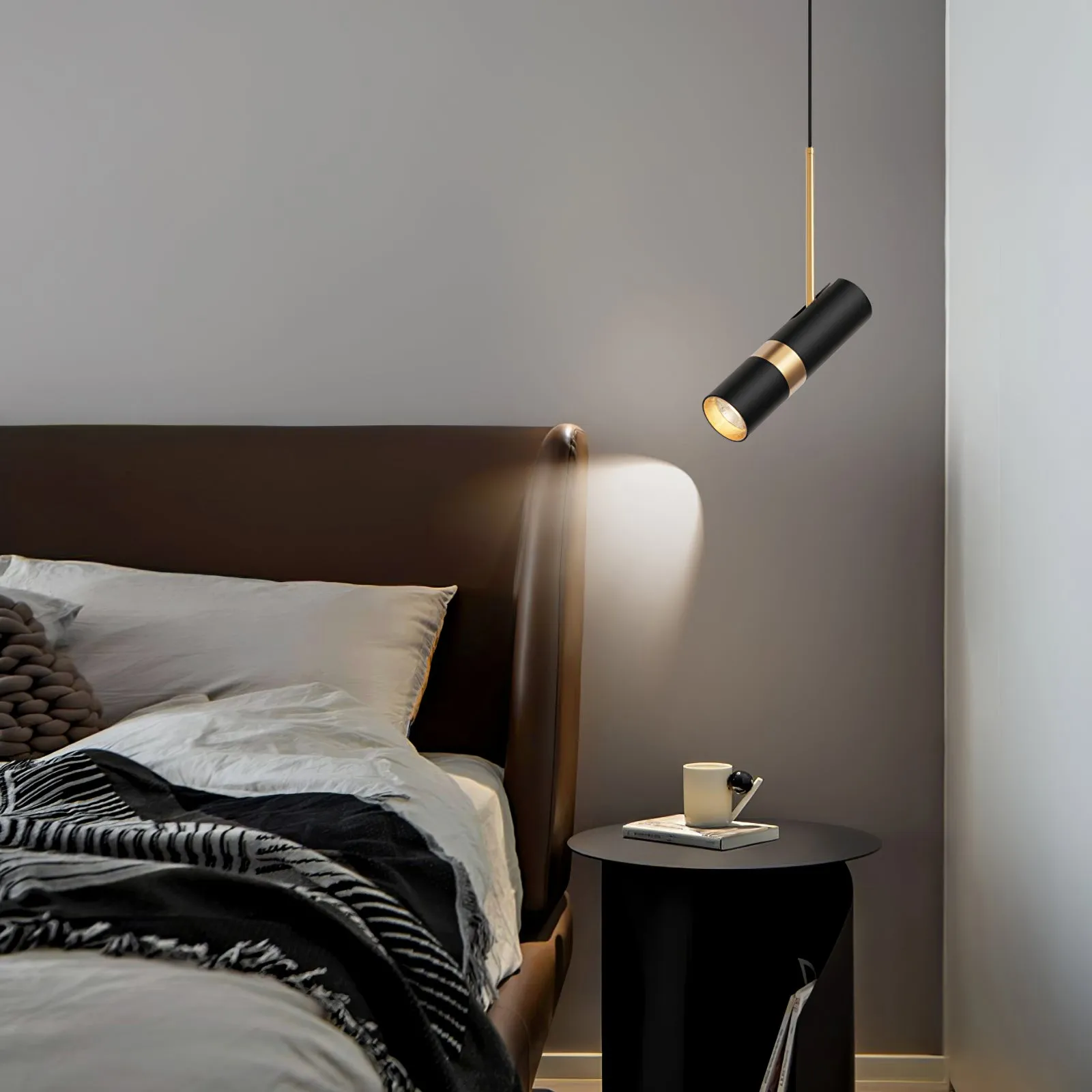 Black Track Pendant Lamp