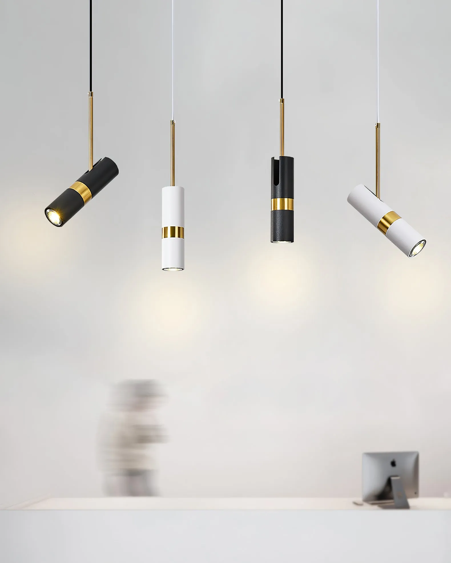 Black Track Pendant Lamp