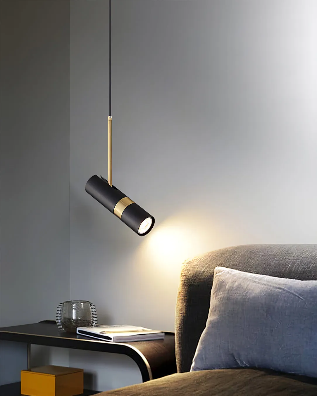 Black Track Pendant Lamp