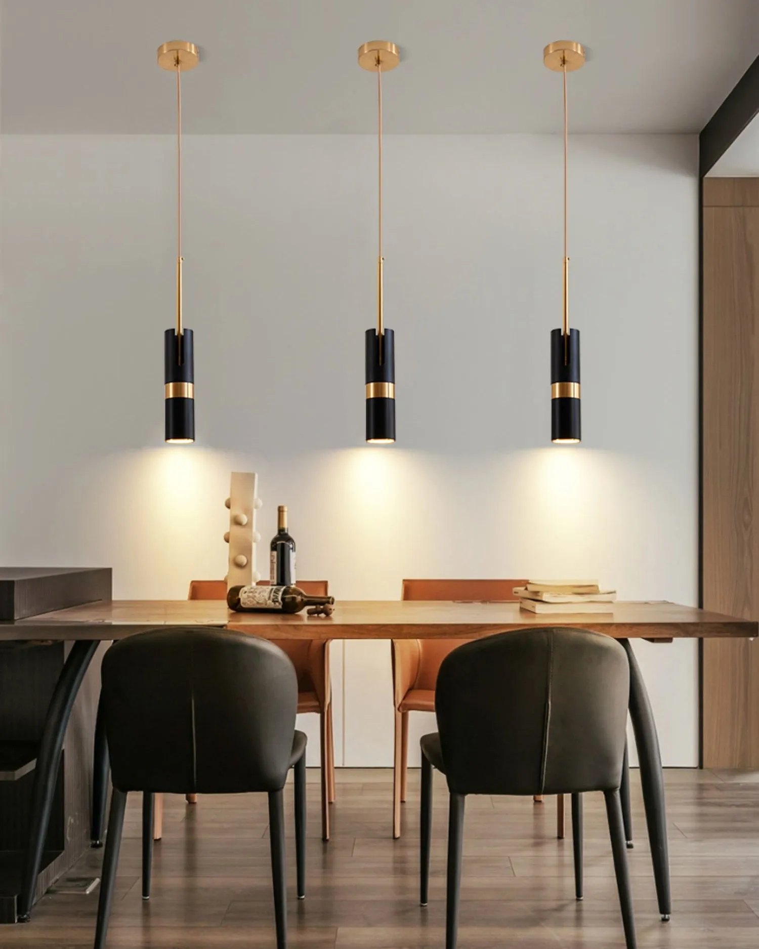 Black Track Pendant Lamp