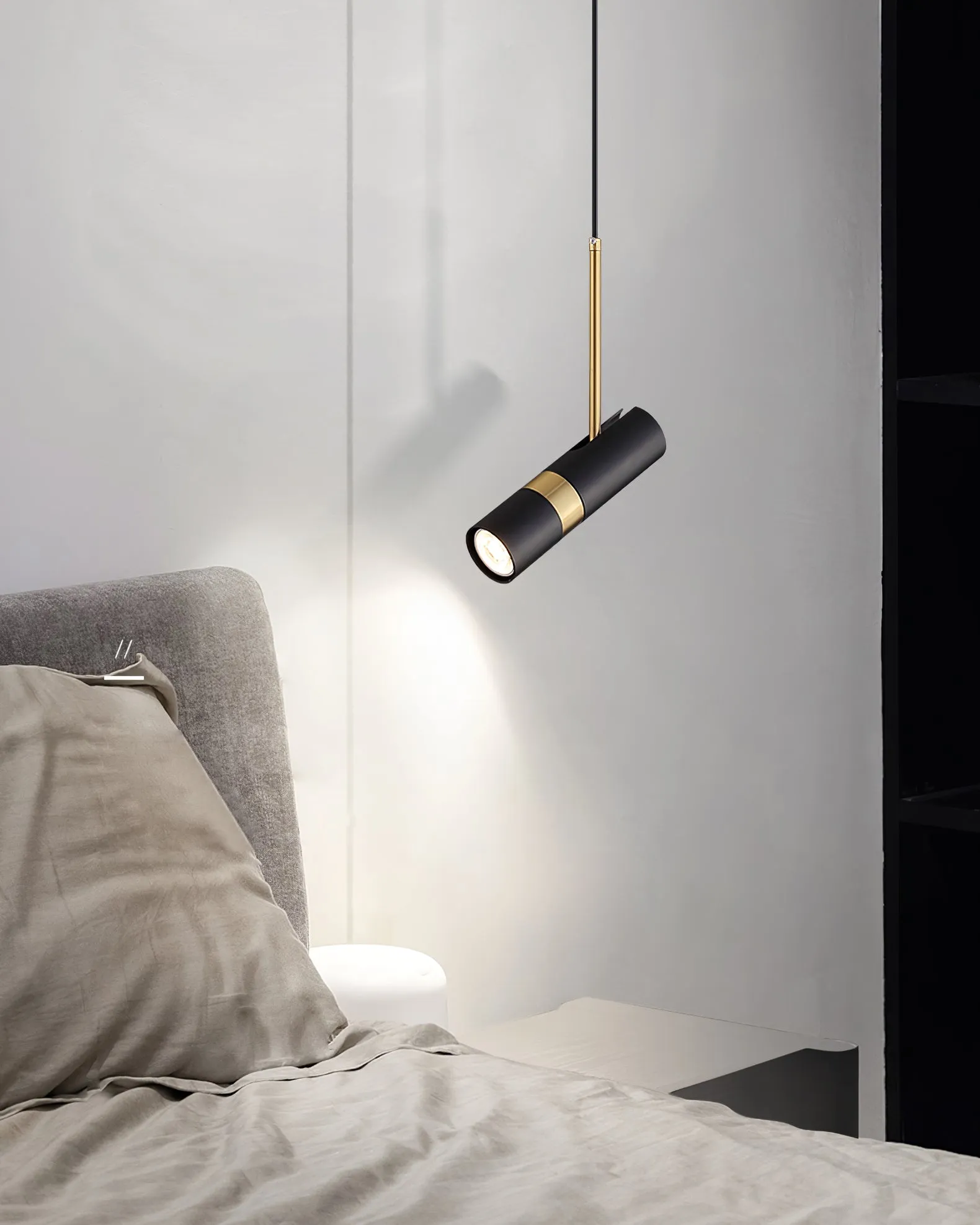 Black Track Pendant Lamp