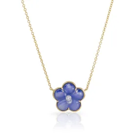 Blue Fiore Pendant