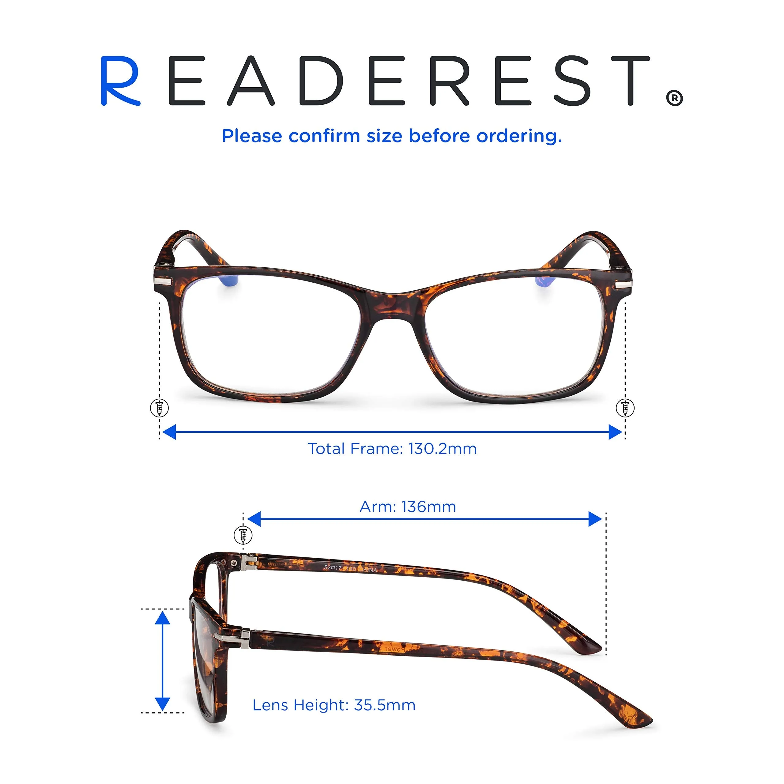 Blue-Light-Blocking-Reading-Glasses-Tortoise-1-25-Magnification-Computer-Glasses