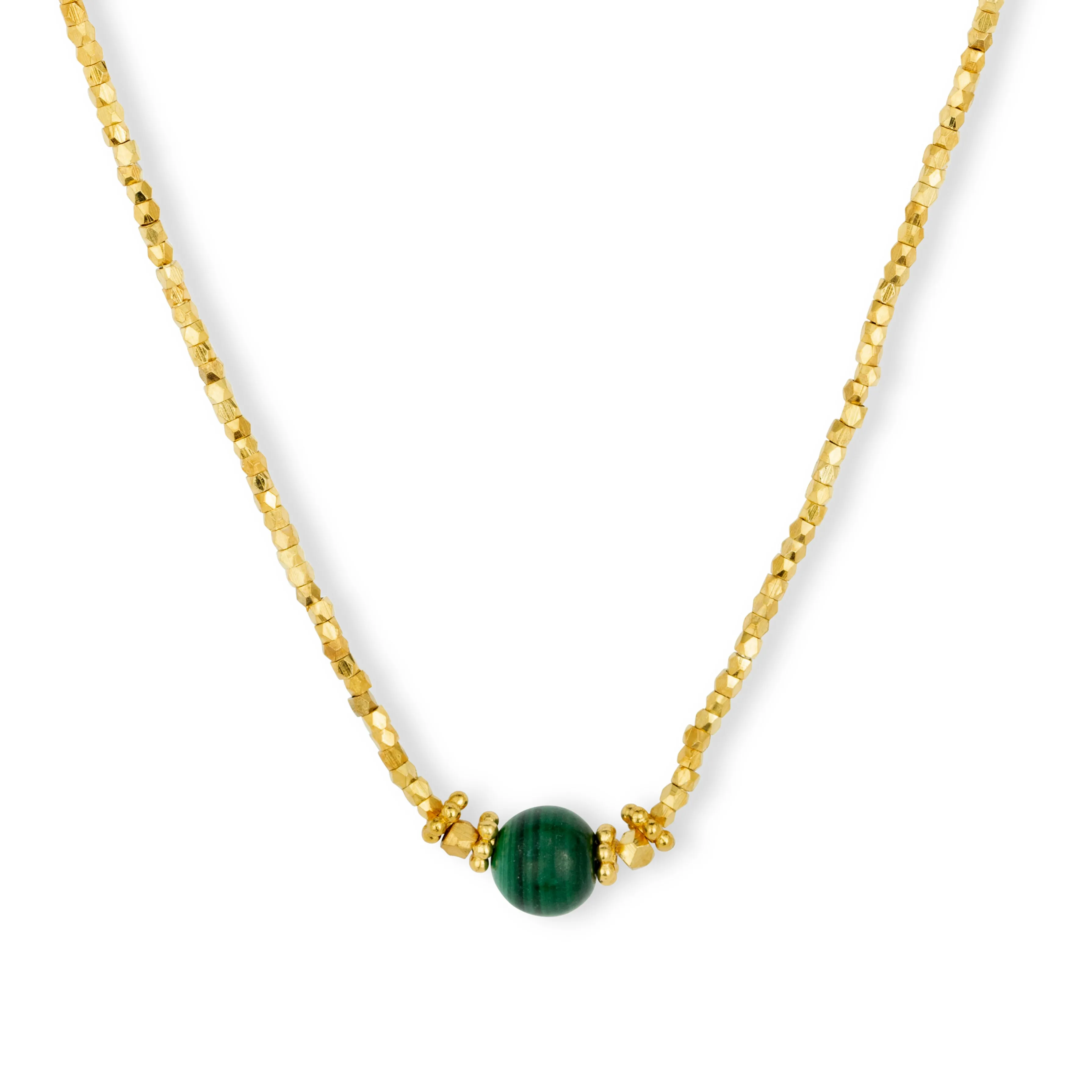 Bluebell Choker Necklace Malachite