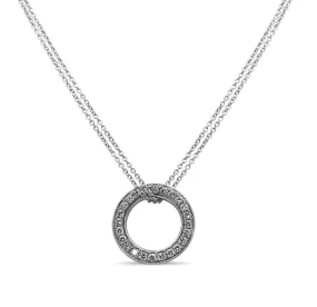 Boodles Roulette Diamond Pendant Necklace - 18ct White Gold