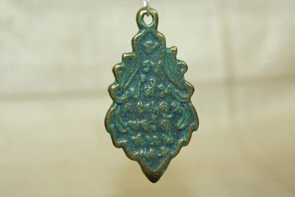 Brass Standing Buddha Pendant from Thailand