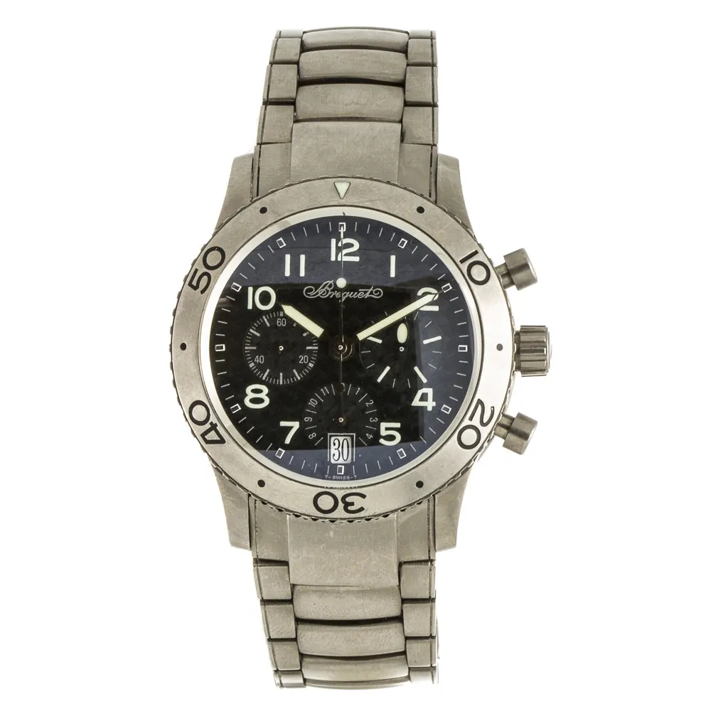 Breguet Type XX Transatlantique Titanium Automatic Chronograph Watch 3820TI (Pre-Owned)