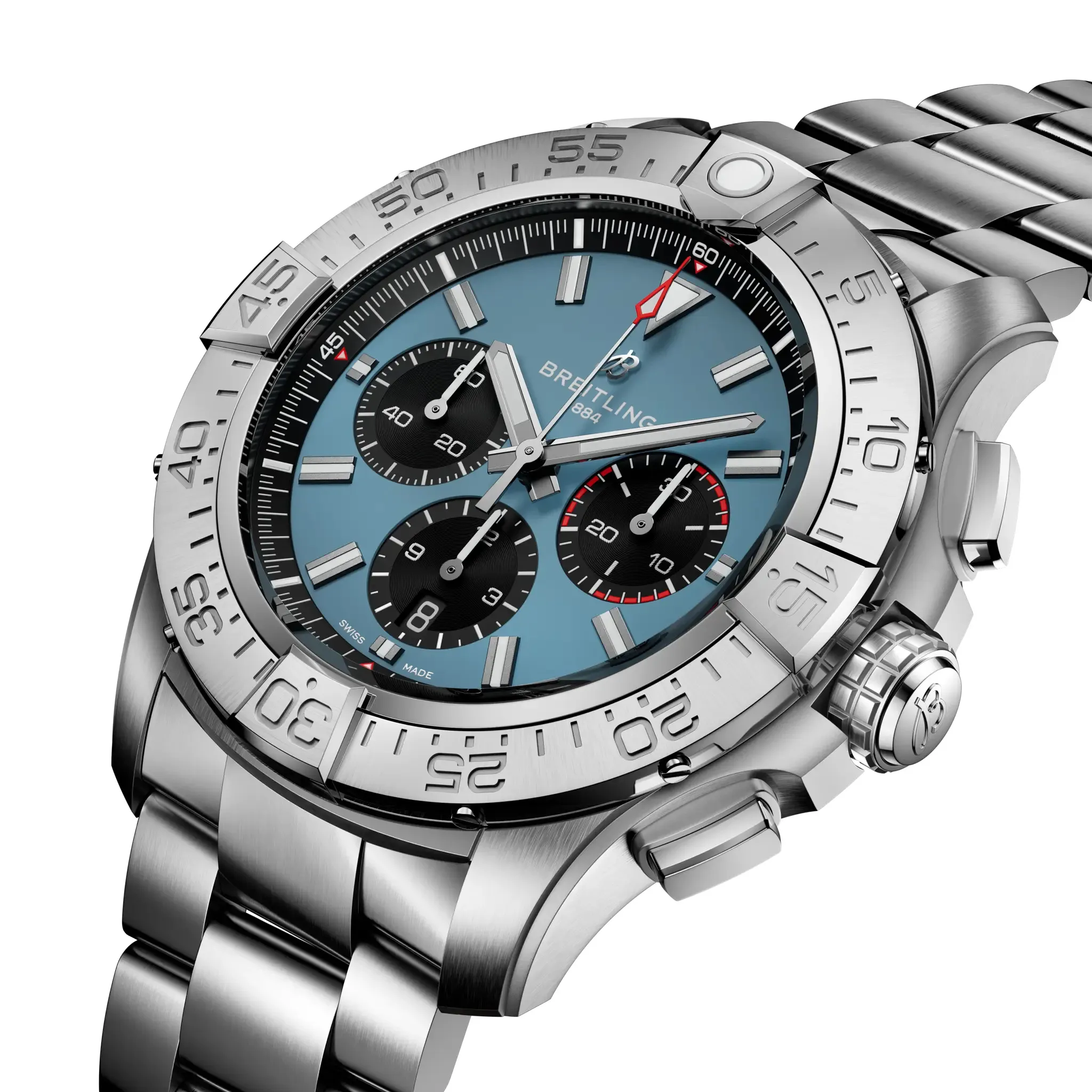 Breitling Super Avenger B01 Chronograph 46 Watch with Blue Dial