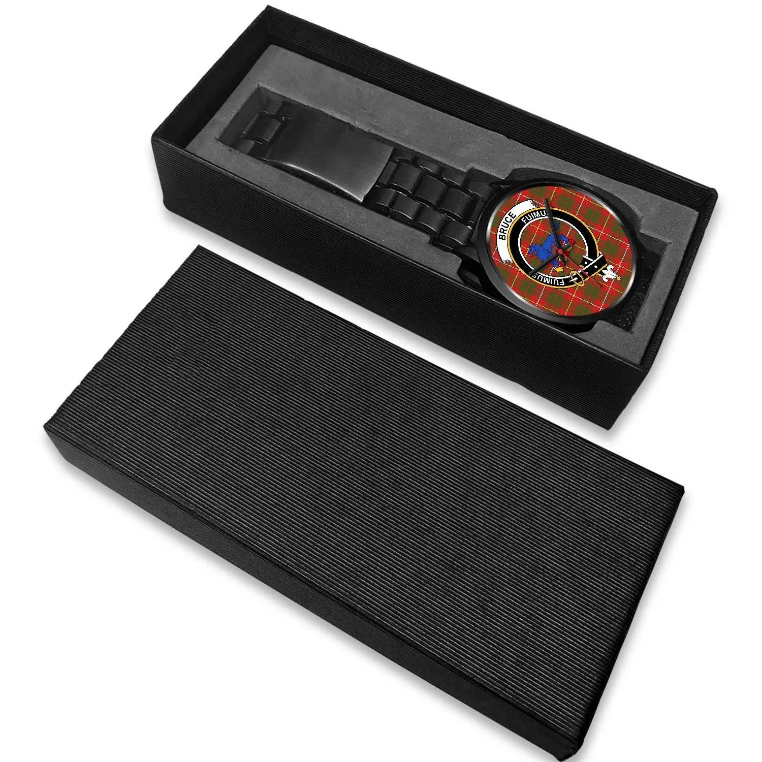 Bruce Modern Clan Badge Tartan Black Watch