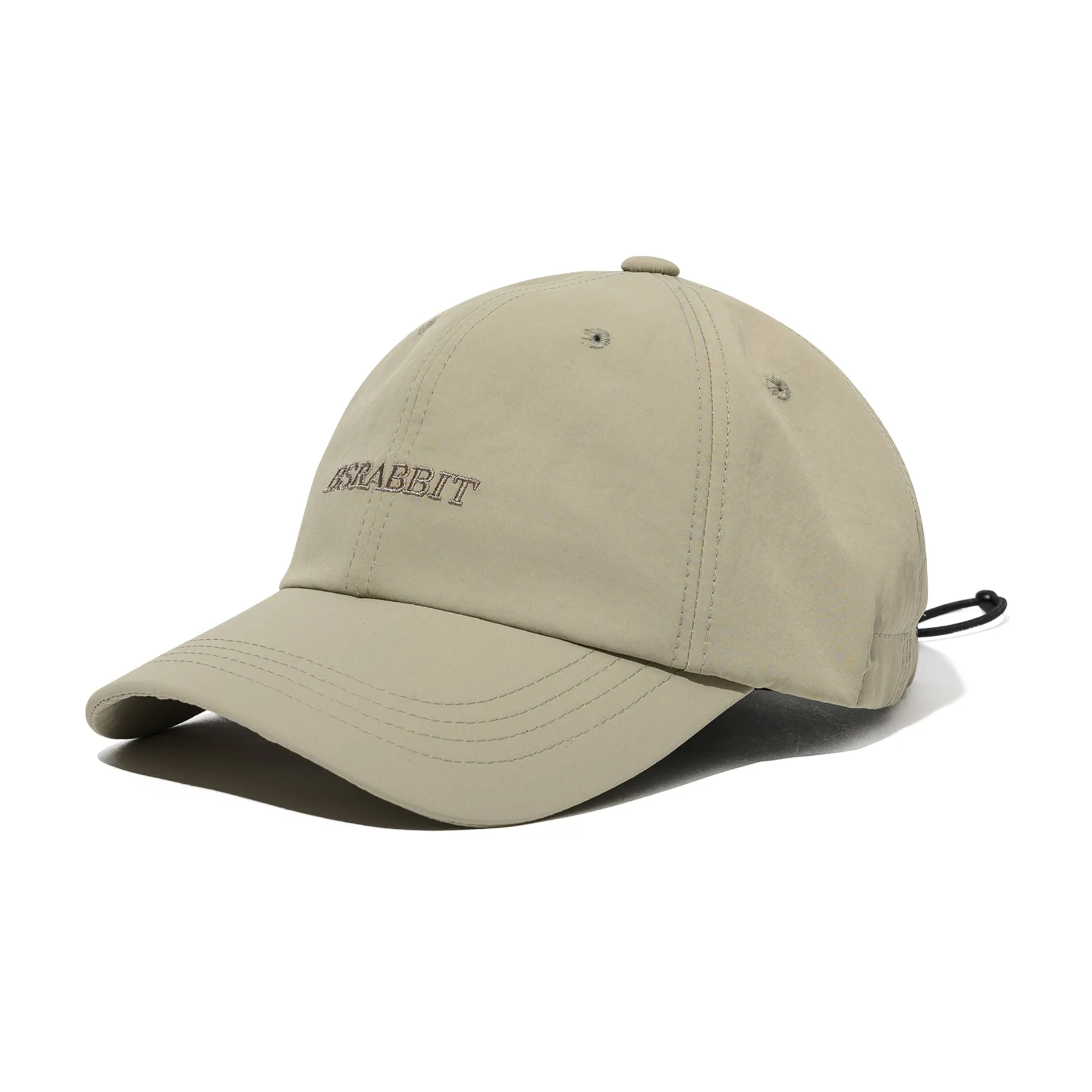 BSRABBIT LOGO STRING CAP KHAKI