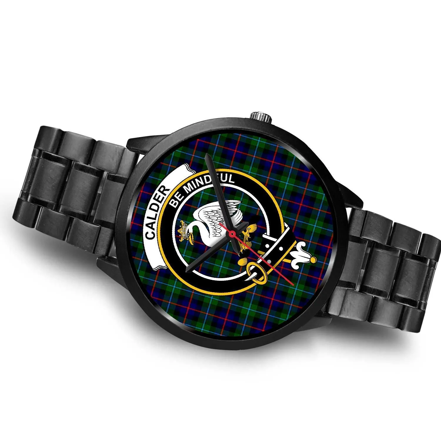 Calder Modern Clan Badge Tartan Black Watch