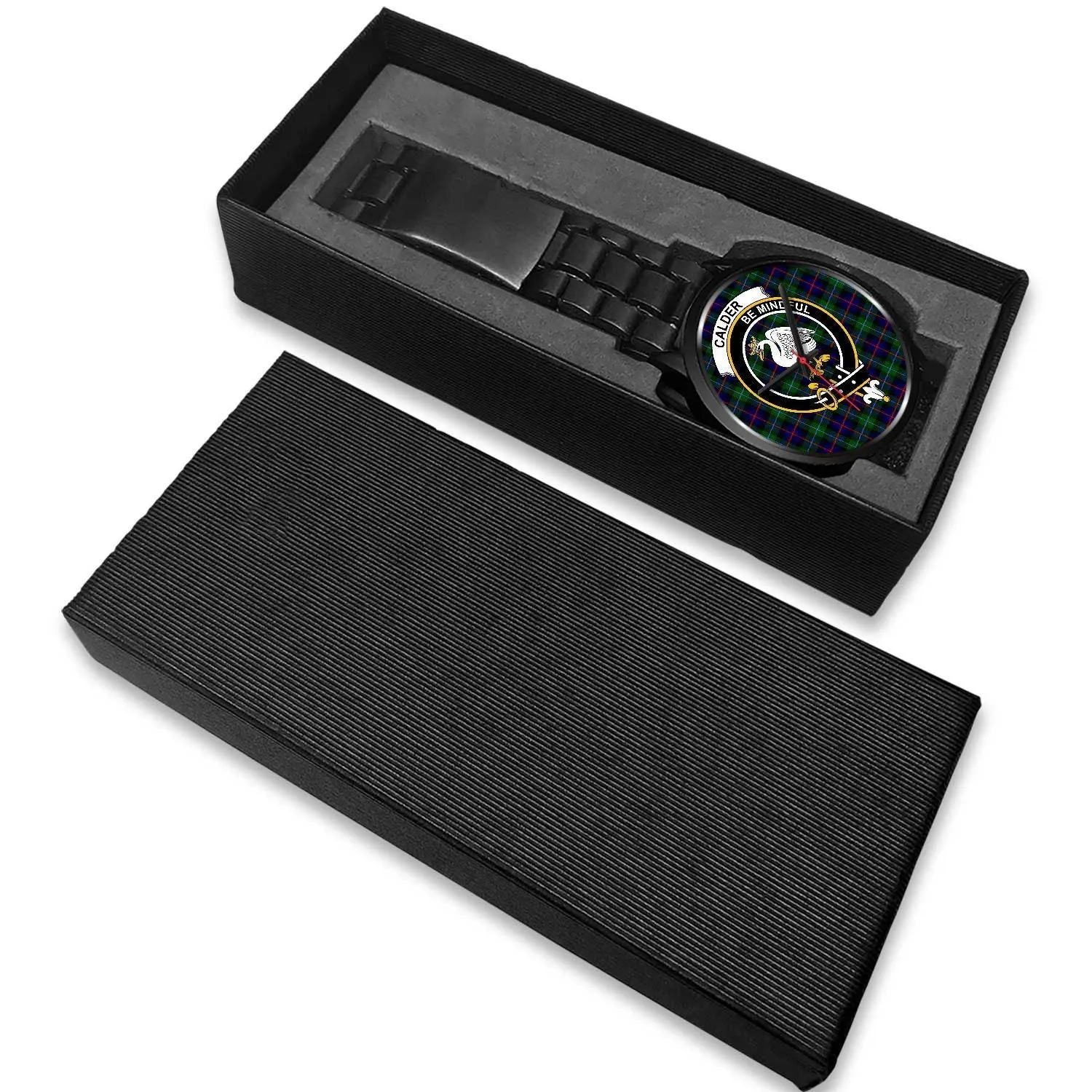 Calder Modern Clan Badge Tartan Black Watch