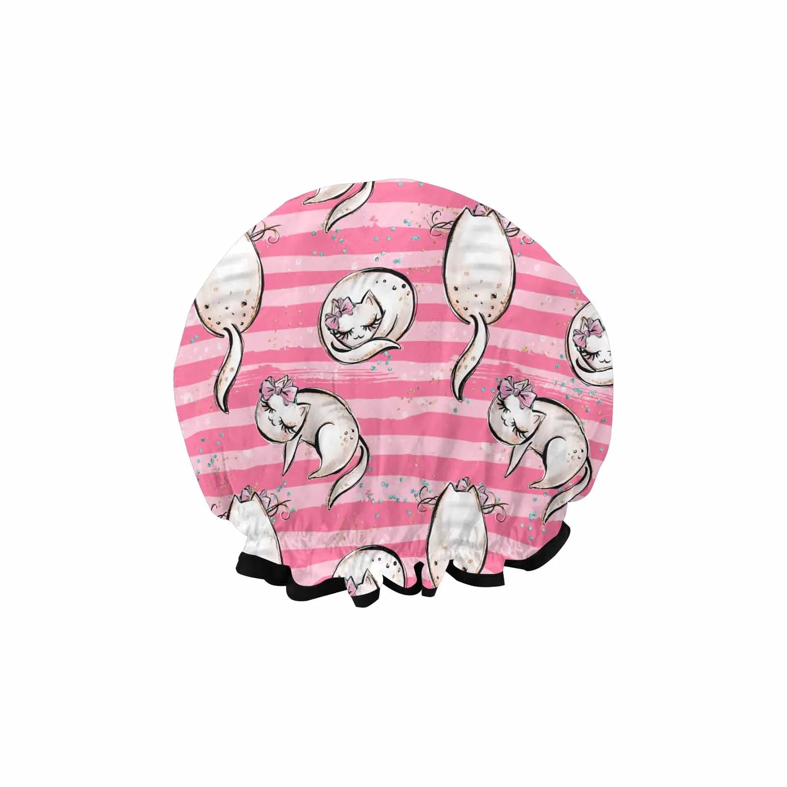 Cats Pink  Shower Cap