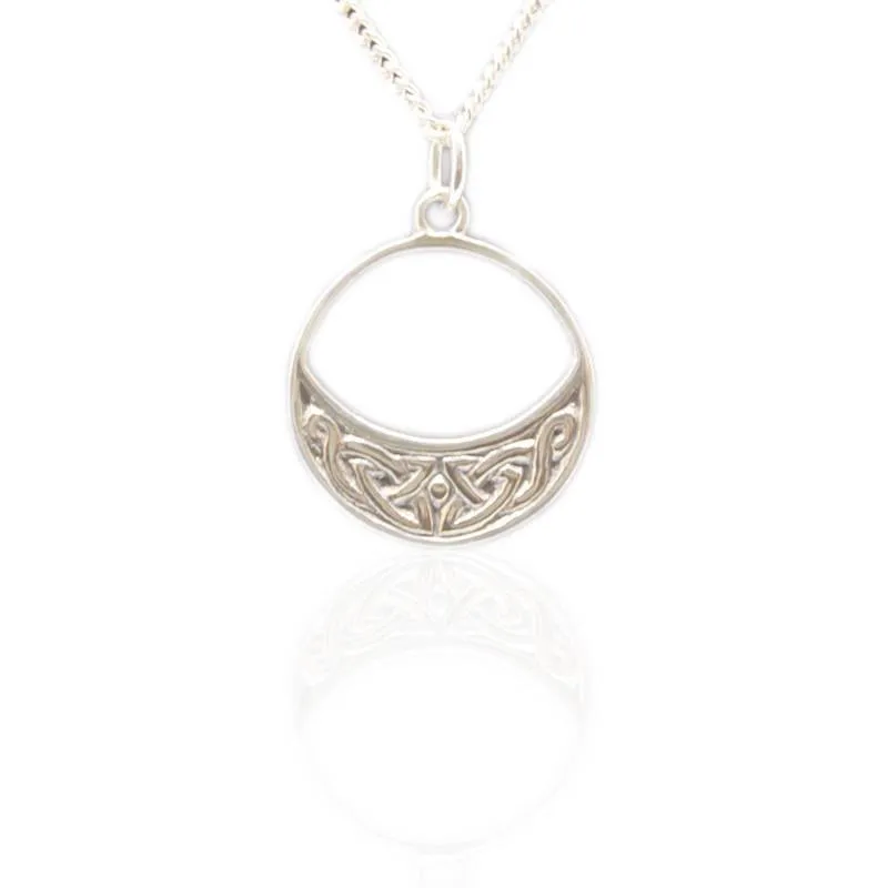 Celtic Island Pendant in Silver